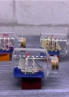 Orta Boy Şişe İçerisinde Gemi Maketi
