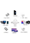 Otg 4in1 Cep Telefonu Çok Fonksiyonlu Usb Flash Bellek 128 Gb Type-c, Micro Sd Ve Kart Okuyucu