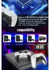 P4 Plus Bluetooth Titreşimli Ps4/ps5 Uyumlu Pc Telefon Joystick Kablosuz Oyun Kolu