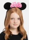 Pembe Fiyonklu Minnie Mouse Tacı Mini Kulak
