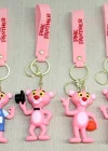 Pembe Panter Silikon Anahtarlık Alk4271
