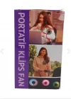 Portatif Işıklı Mini Klipsli Fan