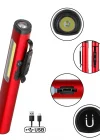 Şarjlı Mıknatıslı Çalışma Lambası Cep Feneri  Wt-307-s