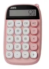 Sevimli Kare Tuşlu 10 Haneli Ldc Ekran Hesap Makinası Pembe