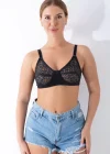 Siyah Dantelli Toparlayıcı Sütyen - 506
