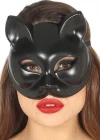 Siyah Renk Lüks Kedi Maskesi 12x13 Cm