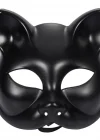 Siyah Renk Lüks Kedi Maskesi 12x13 Cm