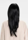Siyah Renk Uzun Parti Peruğu