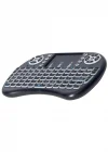 Smart Tv Box Ps3 Uyumlu Kablosuz Dokunmatik Işıklı Şarjlı Touchpadli Mini Q Klavye