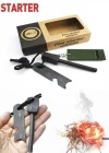Survive Magnezyum Çubuğu Ateş Başlatıcı Çakmak Taşı