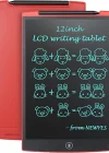 T12 Kırmızı Writing Tablet Lcd 12 Inç Dijital Kalemli Çizim Yazı Tahtası