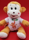 Tasarım Tişörtlü Oyuncak Maymun