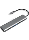 Type-c To Hdtv Multifunction Adapter 8 Port Kablo