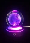 Usb&039li Plastik Altlıklı Dolunay Dönen Cam Küre