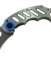 X05bl Gümüş Karambit 17 Cm - Metal Saplı, Manuel