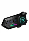 X3 Motor Kask Kulaklık Rgb Modlu Su Geçirmez 5.3 Bluetooth Intercom