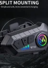 Y10 Kask Kulaklık Bluetooth Motosiklet Kulaklık 5,3 Bluetooth Intercom Motorsiklet Kulaklık