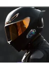 Y12  Motor Kask Kulaklık Rgb Modlu Radyolu Motosiklet Kulaklık 5.3 Bluetooth Intercom