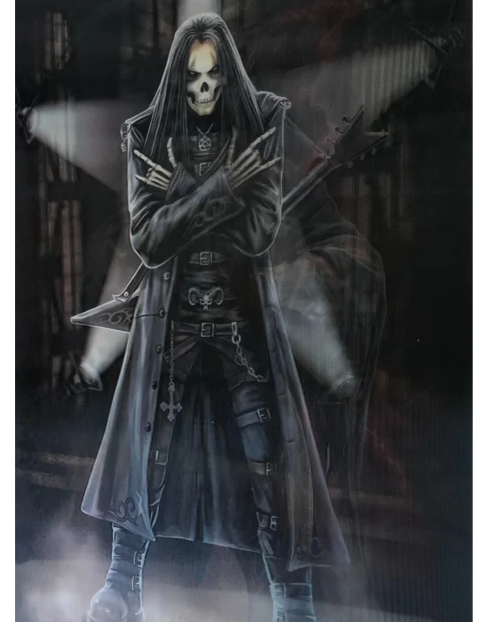 3 Boyutlu Resim 3 Farklı Resim Değişenli Kuru Kafa Tablosu 30x40 Cm