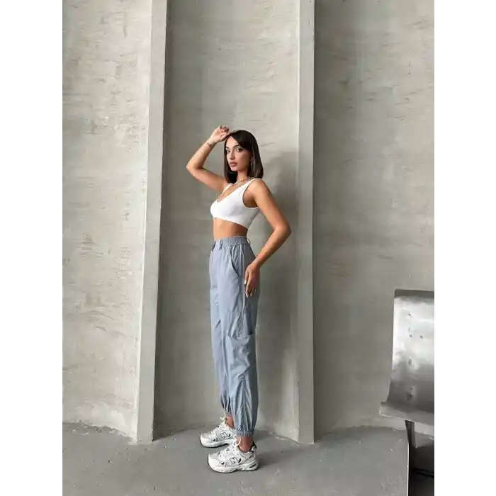 Jogger lastik paça pantolon