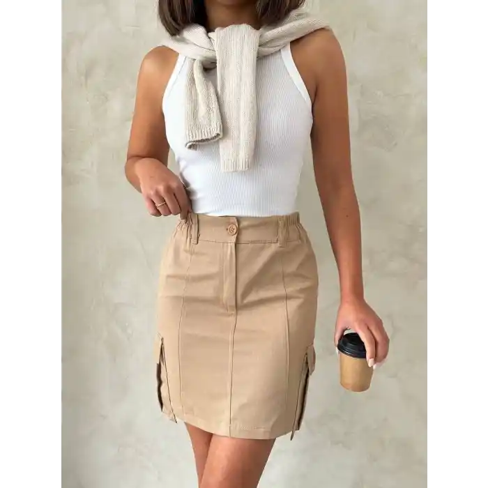 Kargo cep mini etek