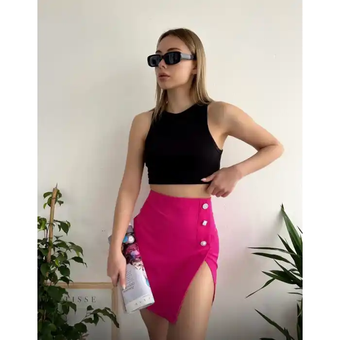 Üç taşlı mini etek