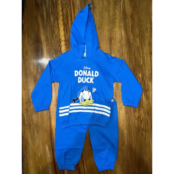 2-5 yaş kapşonlu takım saks