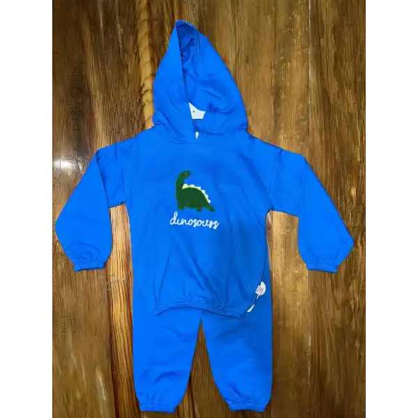 6-24 aylık araba baskılı takım gri