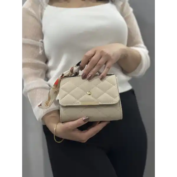 Bej cilt zoje çanta