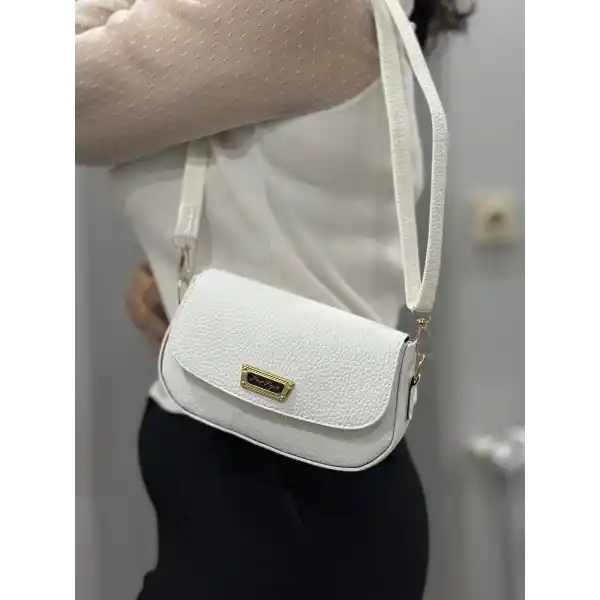 Beyaz cilt jessi çanta