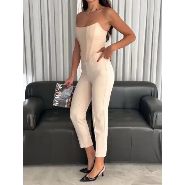 Büstiyer pantolon takım s1011