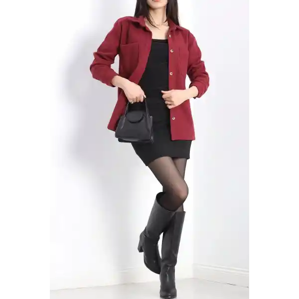 Çift cepli kaşe gömlek