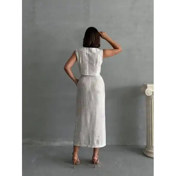 Çilek takım etek yelek