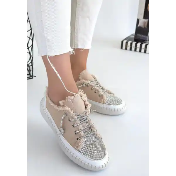 Enber Bej Kot Bağcıklı Spor Ayakkabı