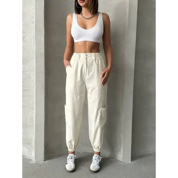 Jogger lastik paça pantolon