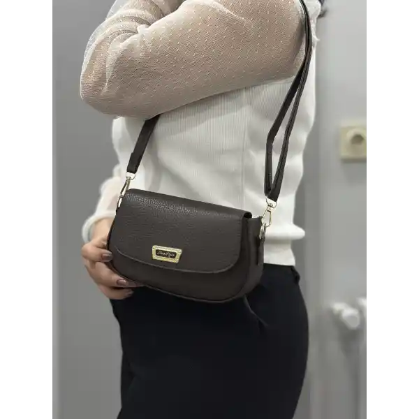 Kahve cilt jessi çanta