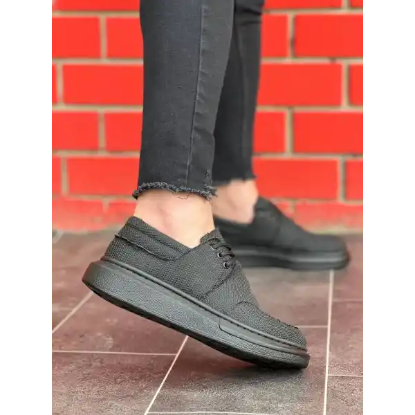 KB-042  Kuback Bağcıklı Kömür Günlük Erkek Ayakkabı