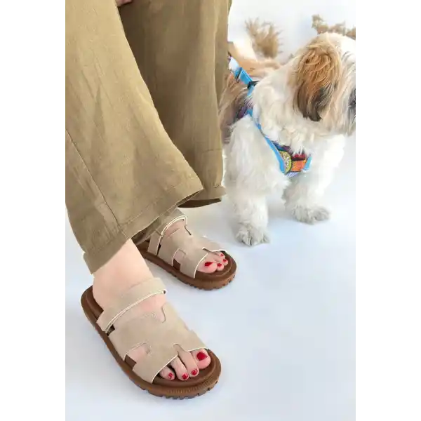 Kooni Bej Nubuk Terlik