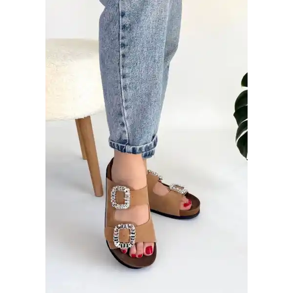 Nool Camel Nubuk Terlik