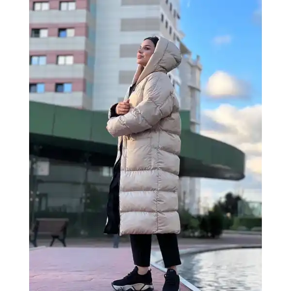 OVERSİZE UZUN ŞİŞME MONT