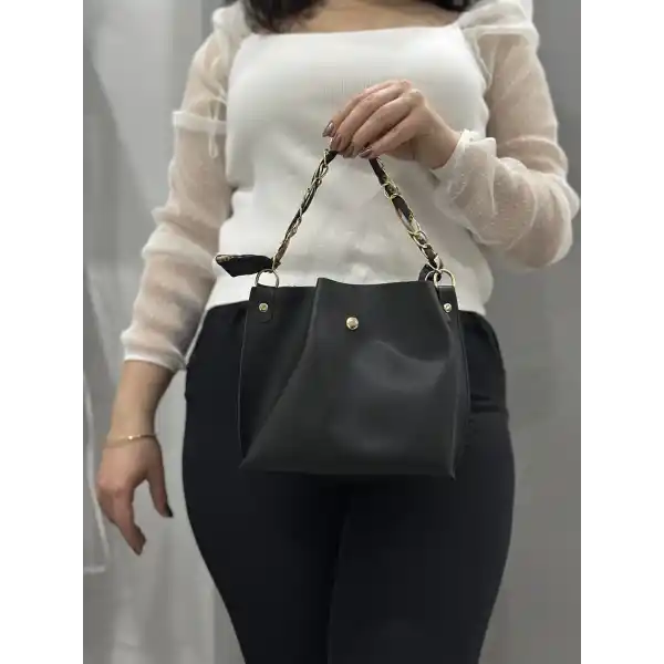 Siyah cilt zrm çanta