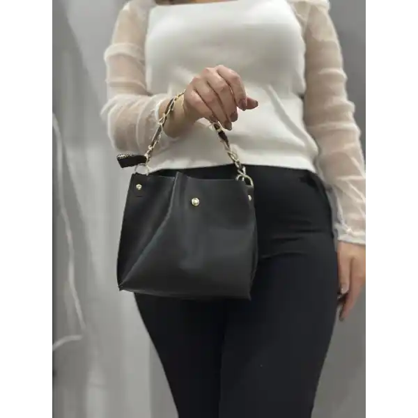 Siyah cilt zrm çanta