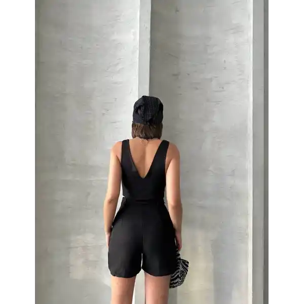 Şortlu keten takım s255014