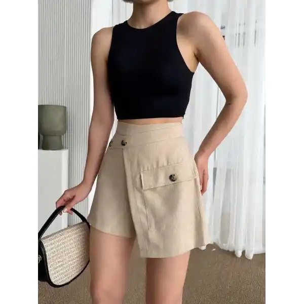 Tek cepli şort etek