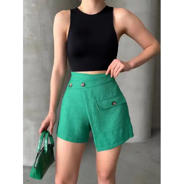 Tek cepli şort etek