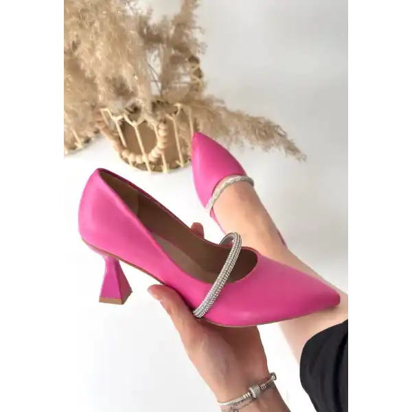 Tisha Puşya Cilt Topuklu Ayakkabı