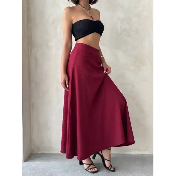 Uzun astarlı etek s255043