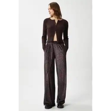 Leopar desen pantolon