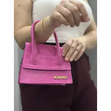 Luxe pembe cilt çanta