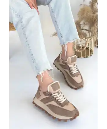 Berty Vizon Süet Bağcıklı Spor Ayakkabı